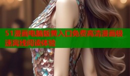 51漫画电脑版黄入口免费高清漫画极速离线阅读体验