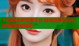 51漫画免费观看平台 精准推荐互动社区畅享漫画精彩