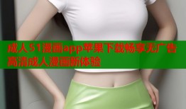 成人51漫画app苹果下载畅享无广告高清成人漫画新体验