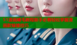 51漫画睫毛教程新手必看轻松掌握漫画款嫁接技巧